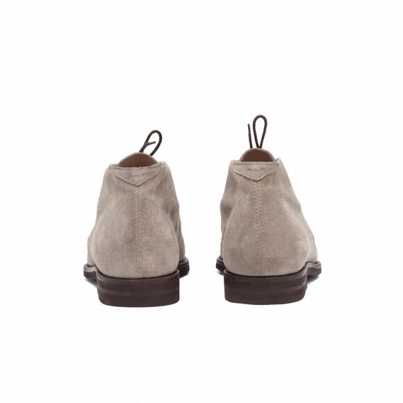 970$ Brunello Cucinelli Men's Chukka Boots Suede Grey Size: 42.5 US9.5 - Picture 8 of 13